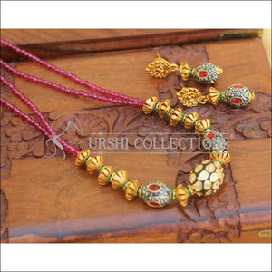 Designer Handmade Beads Necklace Set UC-NEW2182 - Necklace Set