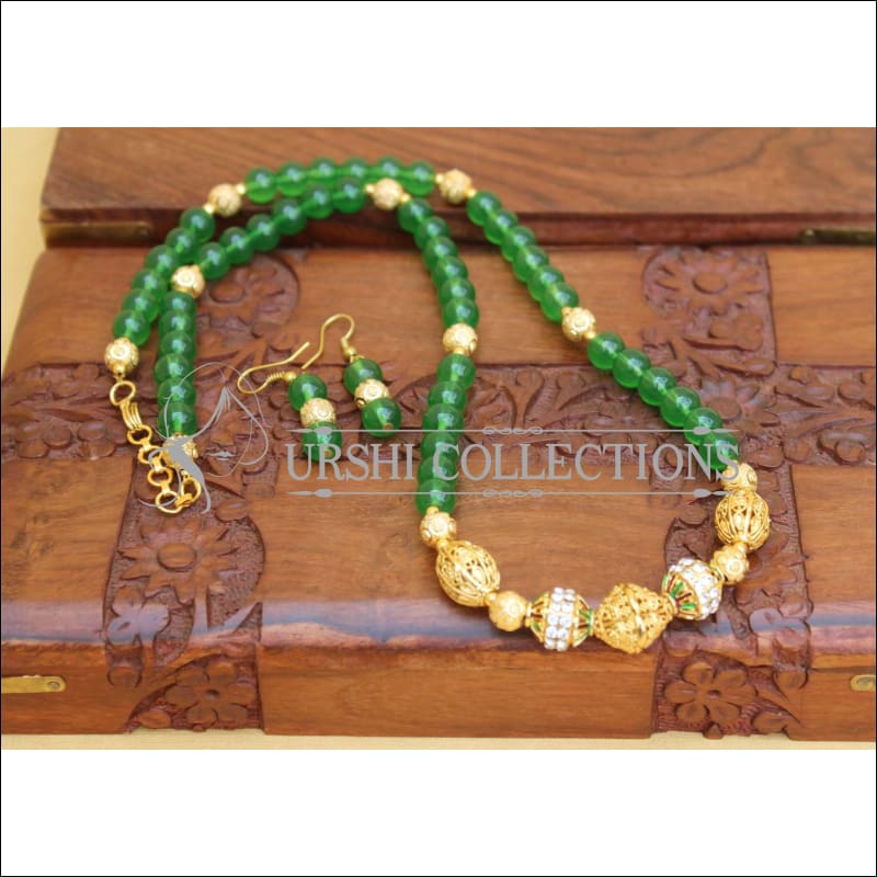 DESIGNER HANDMADE NECKLACE SET UC-NEW3254 - Necklace Set