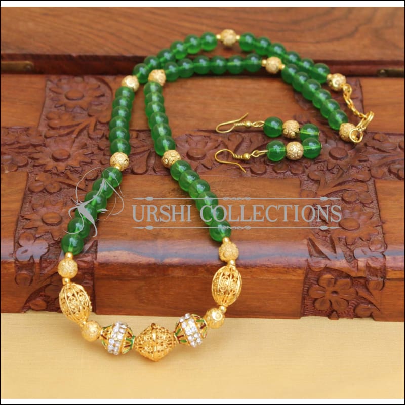 DESIGNER HANDMADE NECKLACE SET UC-NEW3254 - Necklace Set