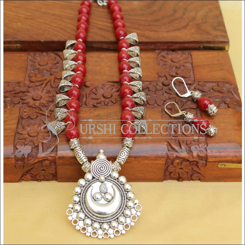 DESIGNER HANDMADE NECKLACE SET UC-NEW3258 - NE