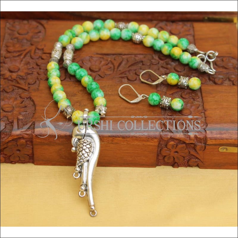 DESIGNER HANDMADE NECKLACE SET UC-NEW3269 - Necklace Set