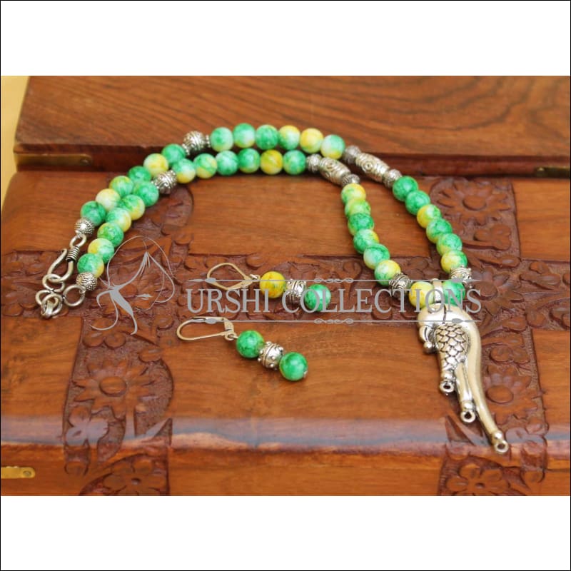 DESIGNER HANDMADE NECKLACE SET UC-NEW3269 - Necklace Set