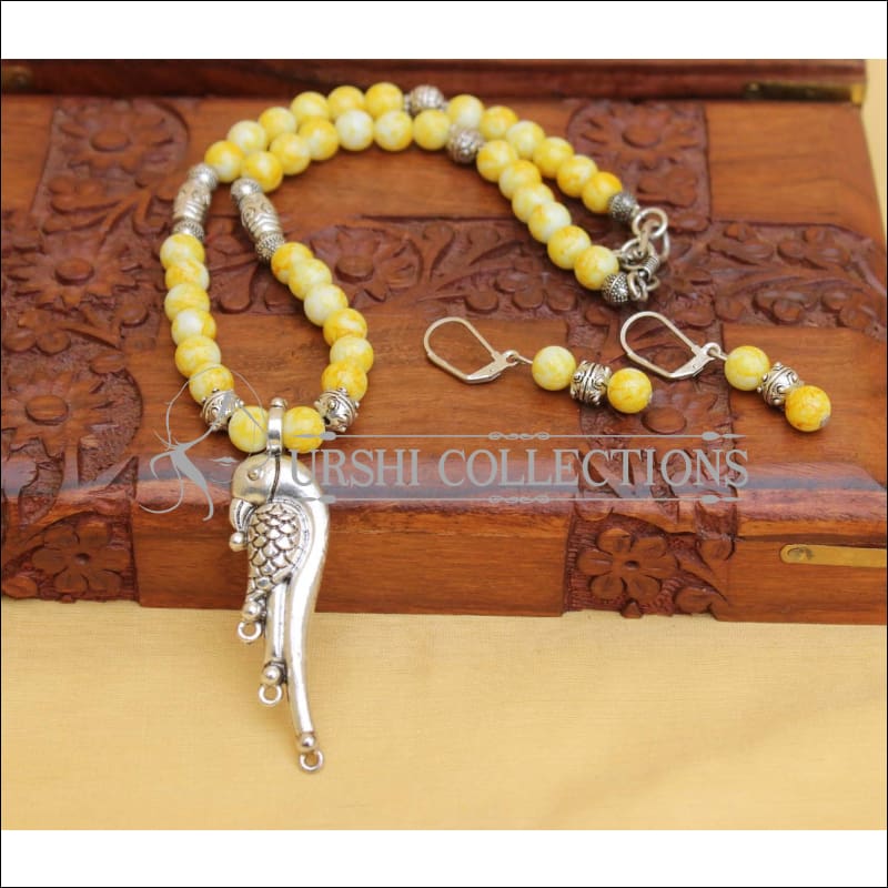 DESIGNER HANDMADE NECKLACE SET UC-NEW3270 - Necklace Set