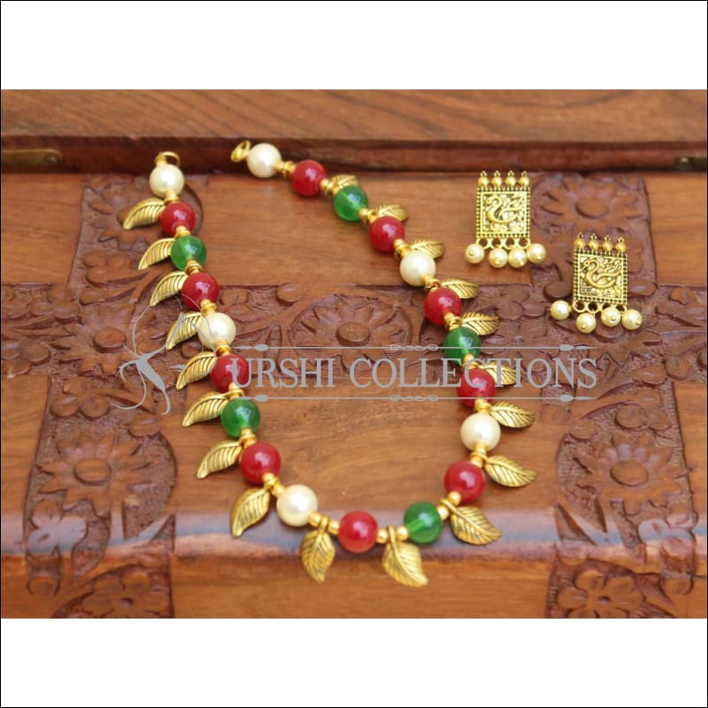 DESIGNER HANDMADE NECKLACE SET UC-NEW3273 - Necklace Set