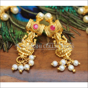Designer High Gold Lakshmi plated Necklace set M116 - Necklace Set