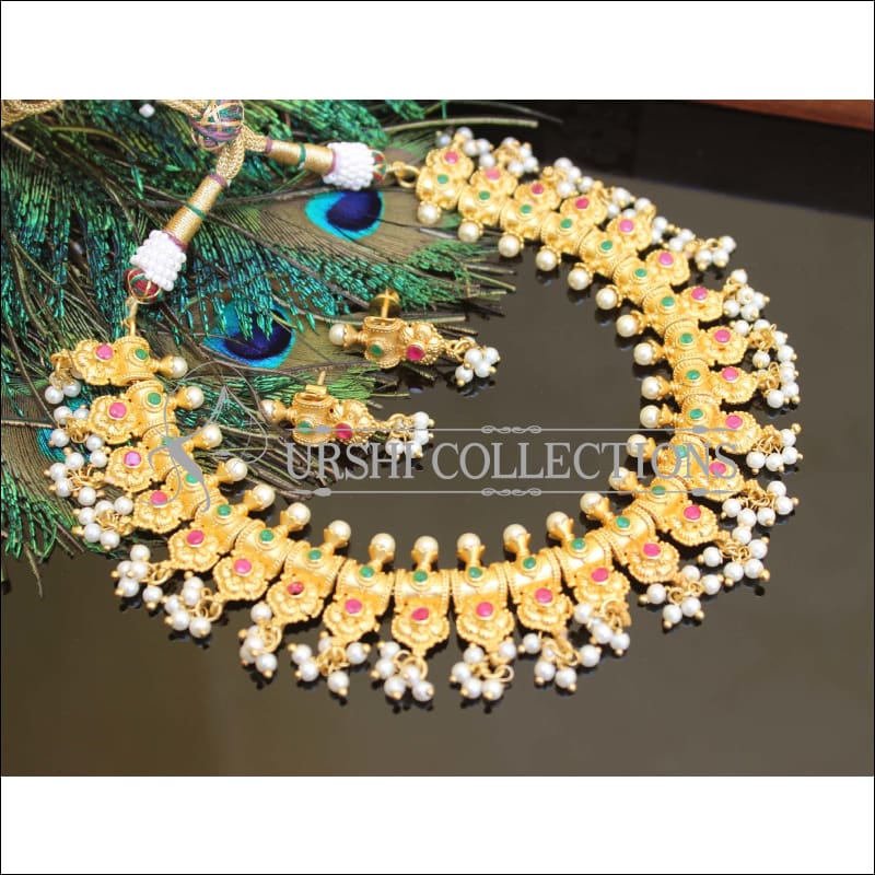 Designer High Gold plated Necklace set M121 - Necklace Set