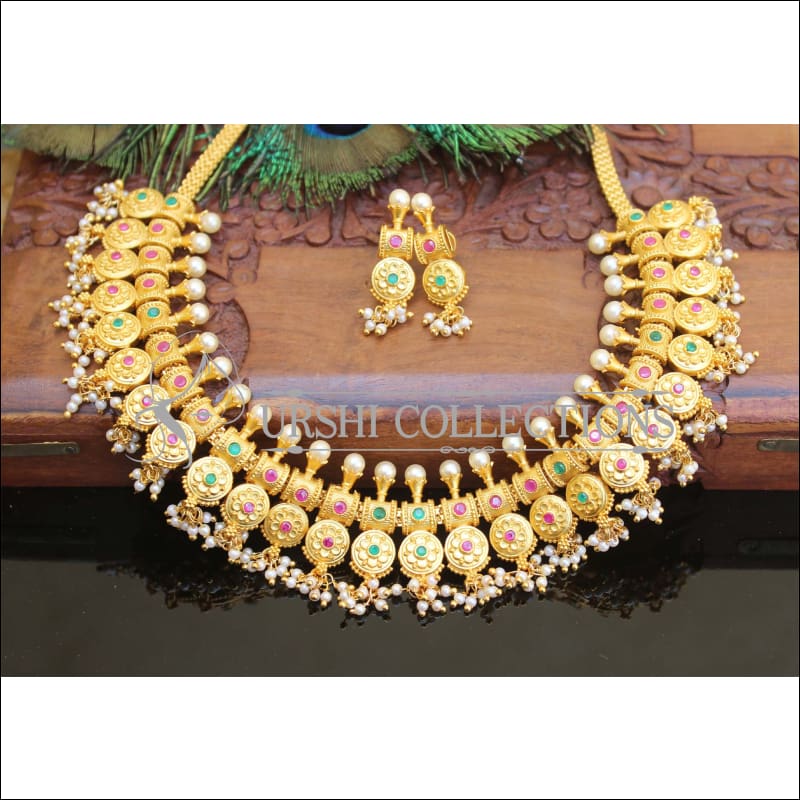 Designer High Gold plated Necklace set M124 - Necklace Set