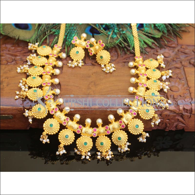 Designer High Gold plated Necklace set M125 - Necklace Set