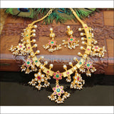 Designer High Gold plated Necklace set M127 - MULTI COLOUR - Necklace Set
