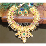 Designer High Gold plated Peacock Necklace set M118 - Necklace Set