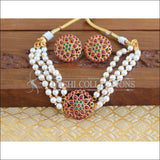 Designer Kemp short necklace set M621 - multi - Necklace Set