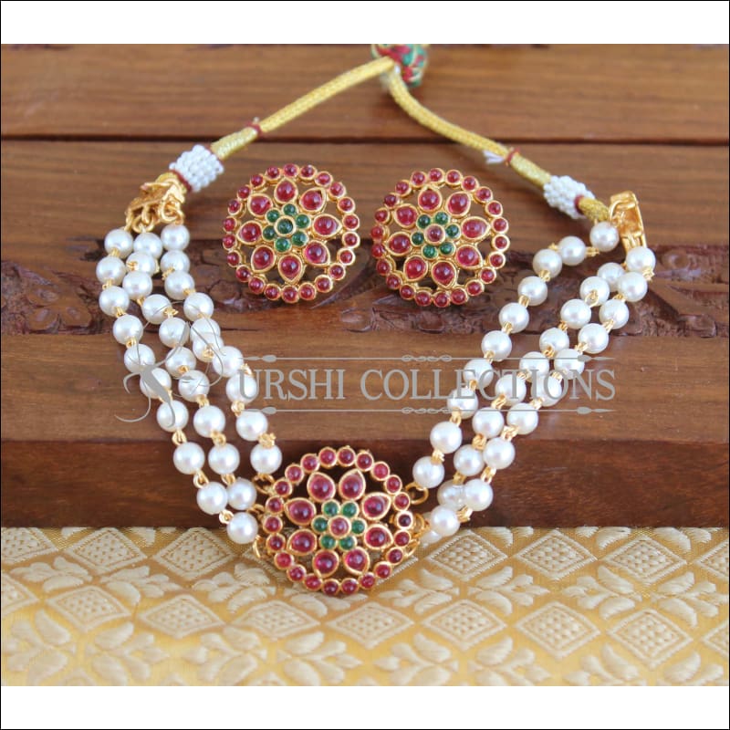 Designer Kemp short necklace set M621 - Necklace Set