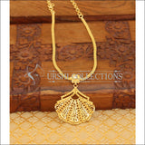 Designer kerala style gold plated necklace M134 - Necklace Set