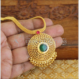 Designer kerala style gold plated necklace M135 - Necklace Set