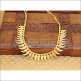 Designer kerala style gold plated necklace M136 - Necklace Set