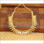 Designer kerala style gold plated necklace M138