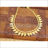 Designer kerala style gold plated necklace M139 - Necklace Set
