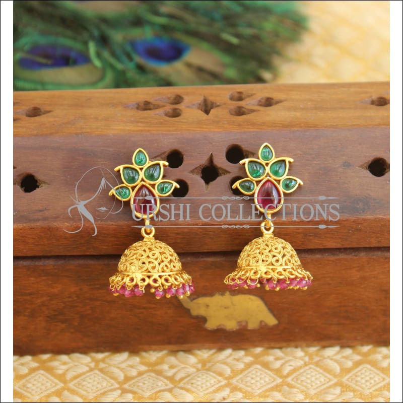 Designer matte finish earrings M322 - MULTY - Earrings