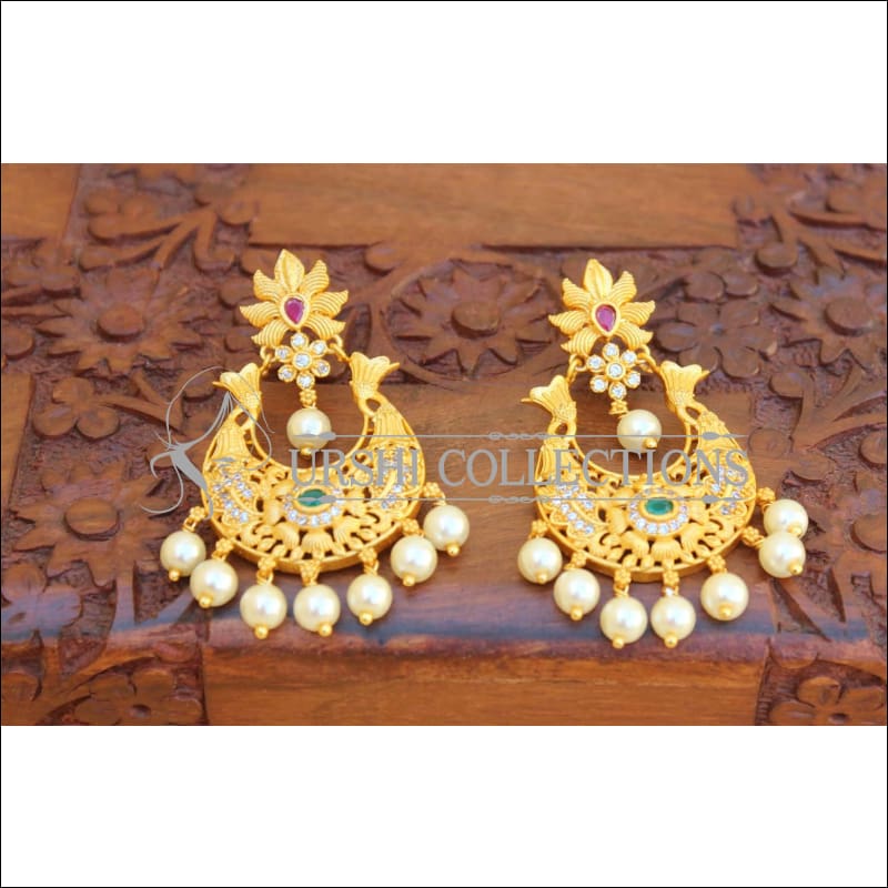 Designer Matte Finish Earrings Set UC-NEW2117 - Earrings