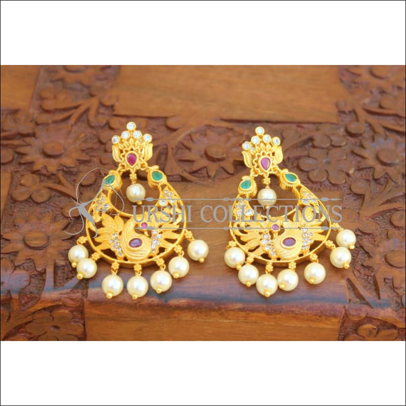 Designer Matte Finish Earrings Set UC-NEW2123 - Earrings