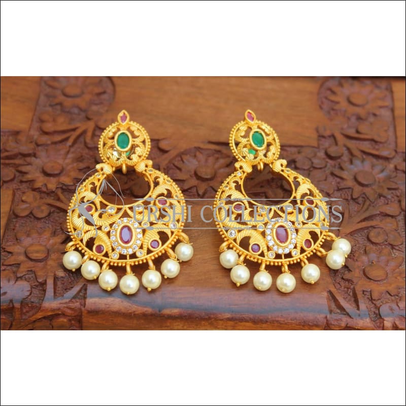 Designer Matte Finish Earrings Set UC-NEW2126 - Earrings