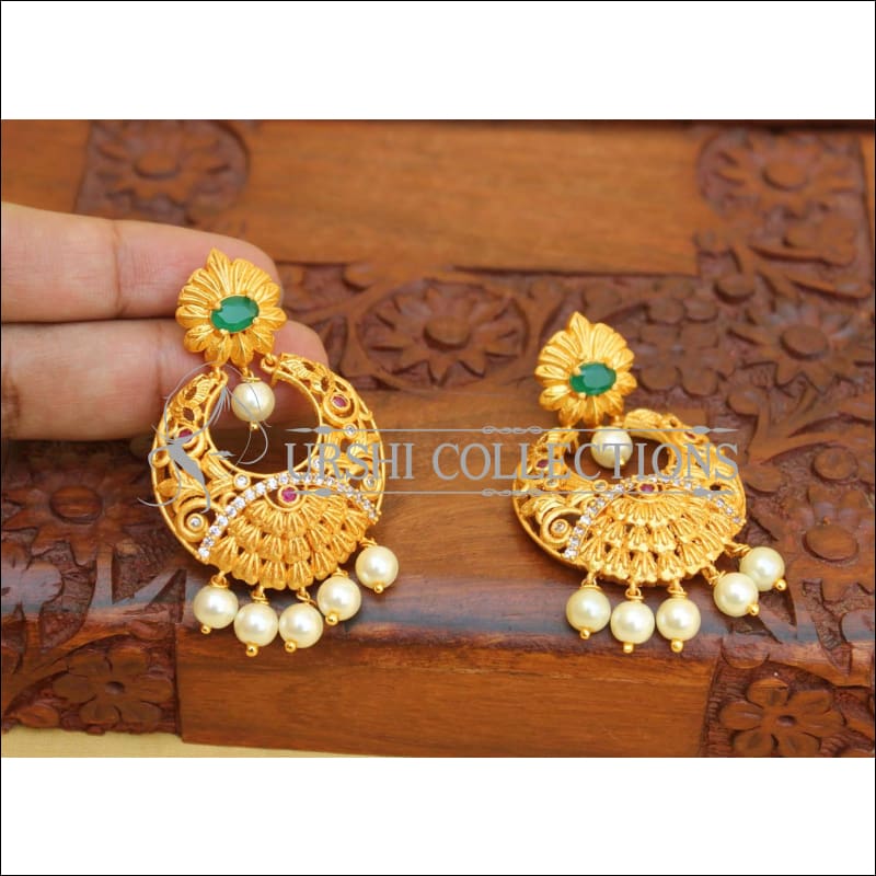 Designer Matte Finish Earrings Set UC-NEW2136 - Earrings
