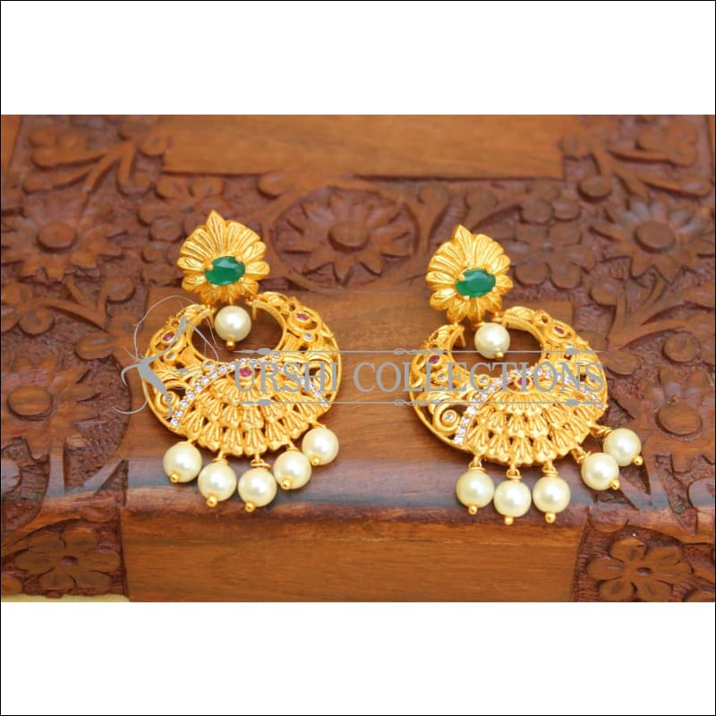 Designer Matte Finish Earrings Set UC-NEW2136 - Earrings