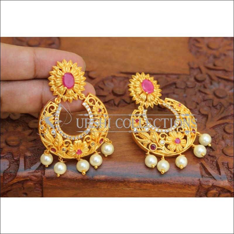 Designer Matte Finish Earrings Set UC-NEW2140 - Earrings