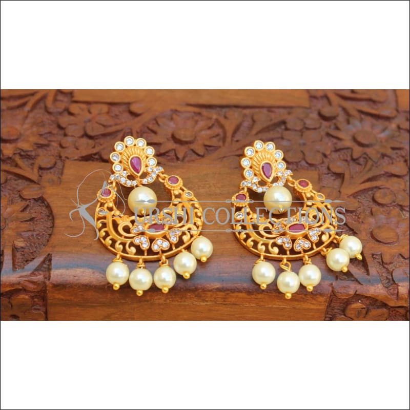 Designer Matte Finish Earrings Set UC-NEW2141 - Earrings