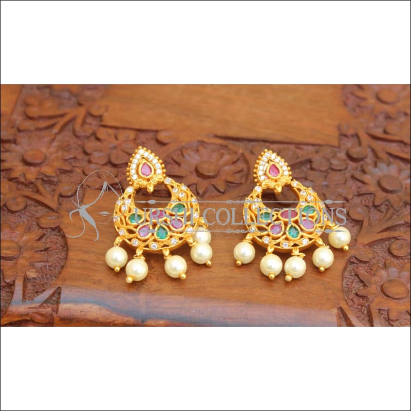 Designer Matte Finish Earrings Set UC-NEW2144 - Earrings