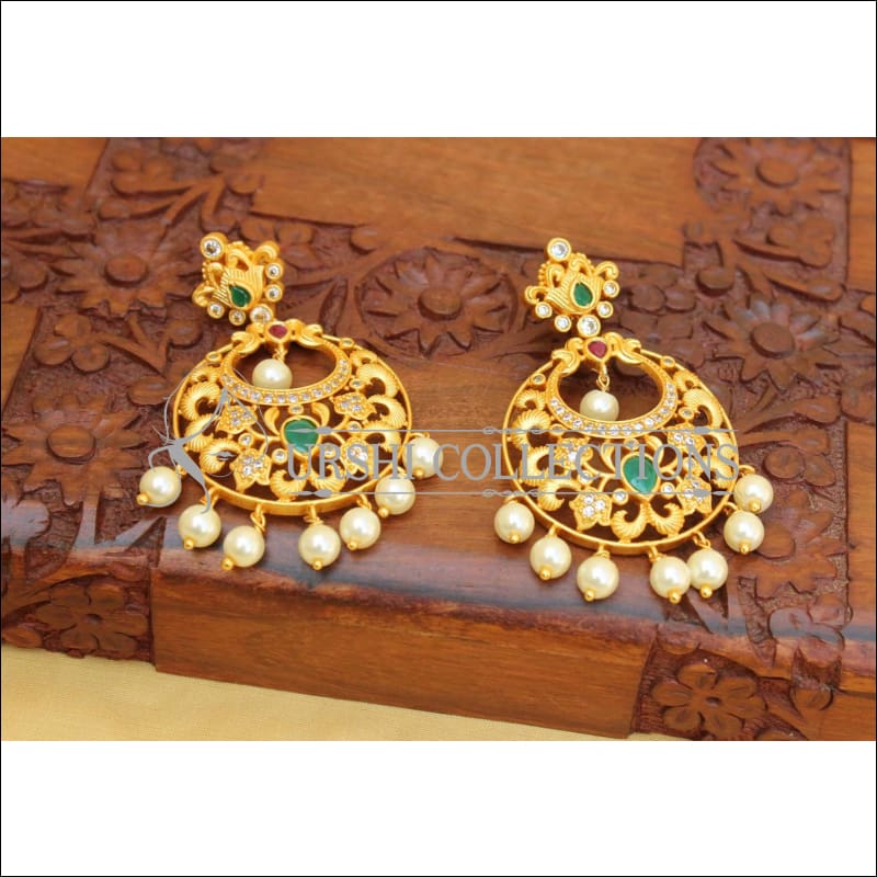 Designer Matte Finish Earrings Set UC-NEW2185 - Earrings