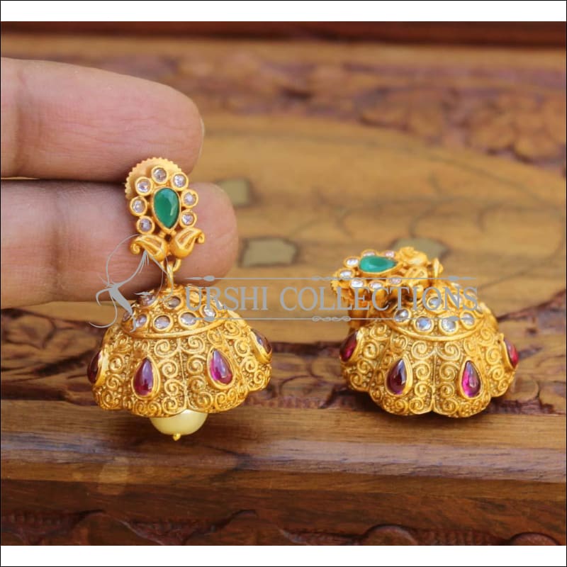 Designer Matte Finish Earrings Set UC-NEW2214 - Multy - Earrings