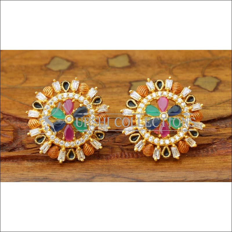 Designer Matte Finish Earrings UC-NEW1332 - Multi - Earrings