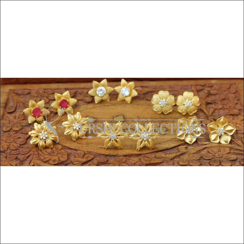 Designer Matte Finish Earrings UC-NEW1378 - Earrings