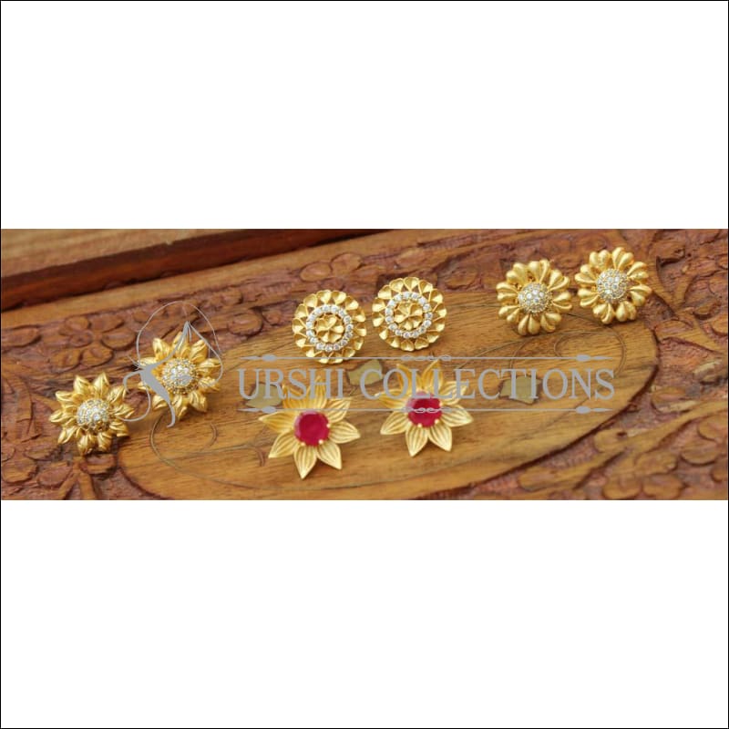 Designer Matte Finish Earrings UC-NEW1379 - Earrings