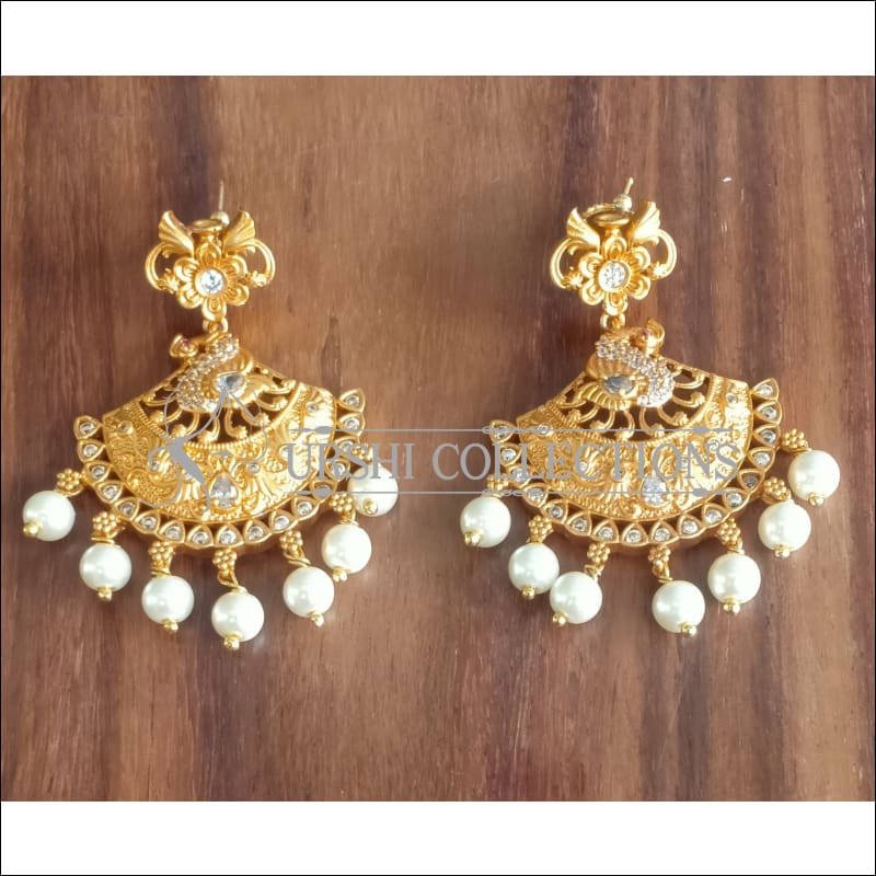 DESIGNER MATTE FINISH EARRINGS UTV1186 - Earrings