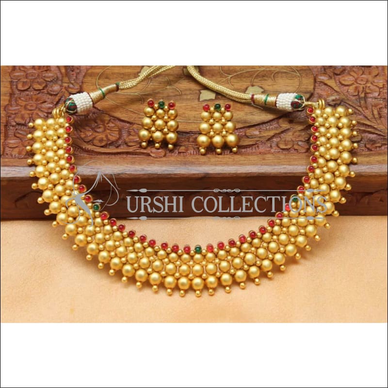 Designer Matte Finish Necklace Set UC-NEW1304 - Multi - Necklace Set