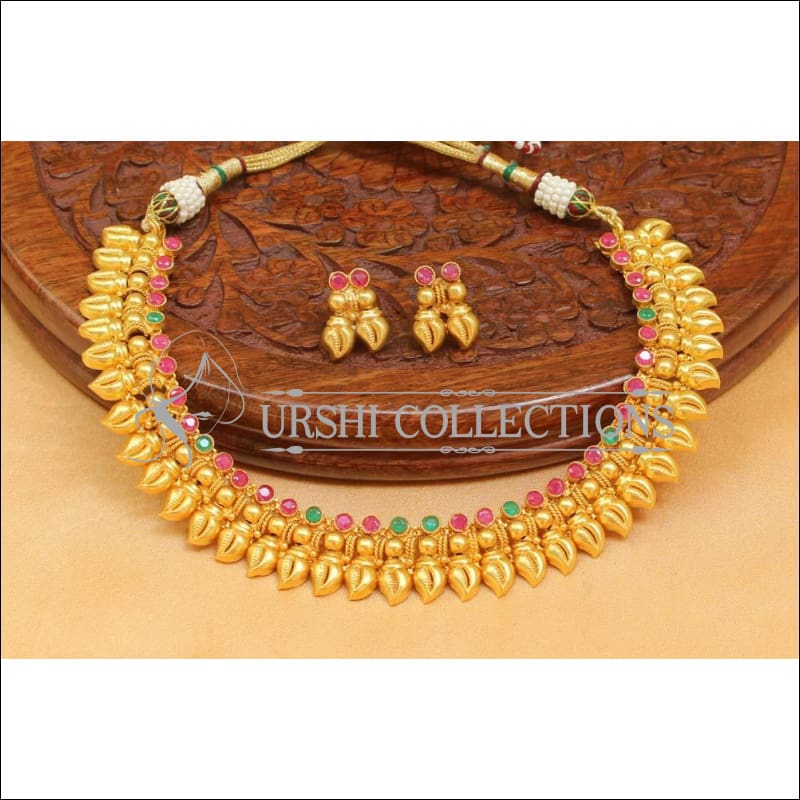 Designer Matte Finish Necklace Set UC-NEW1313 - Multi - Necklace Set