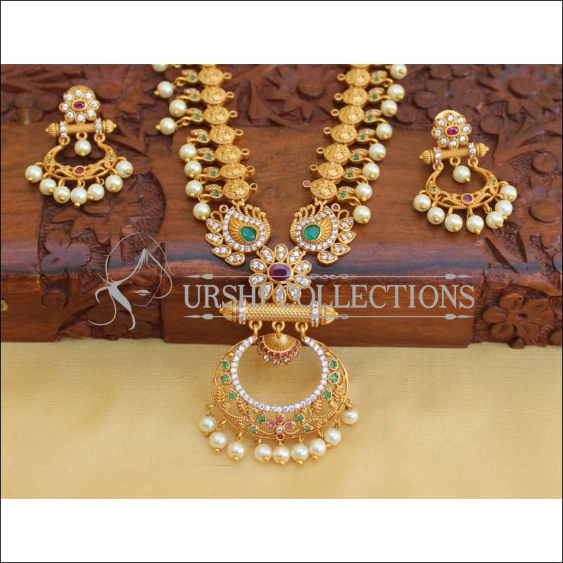 DESIGNER MATTE FINISH NECKLACE SET UC-NEW3014 - Necklace Set