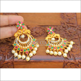 Designer Matte Finish Peacock Earrings Set UC-NEW2199 - Earrings