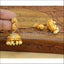 Designer Matte Finish Peacock Earrings Set UC-NEW2219