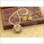 Designer Matte Finish Peacock Pendant Set UC-NEW1181