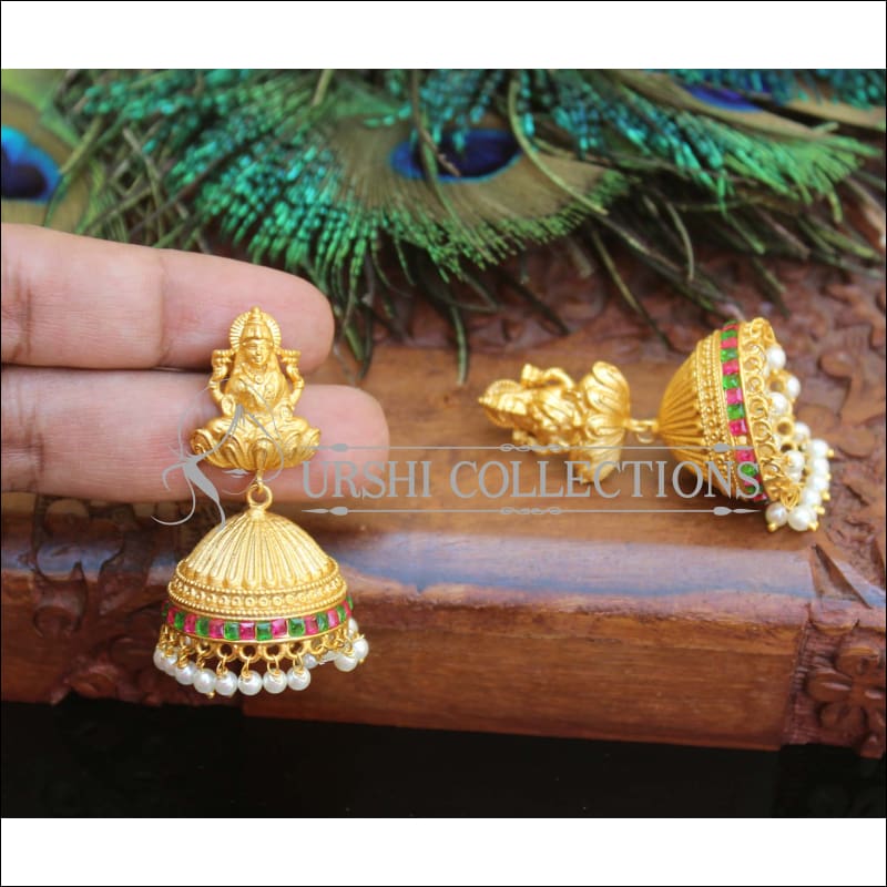 DESIGNER MATTE TEMPLE EARRINGS M84 - Earrings