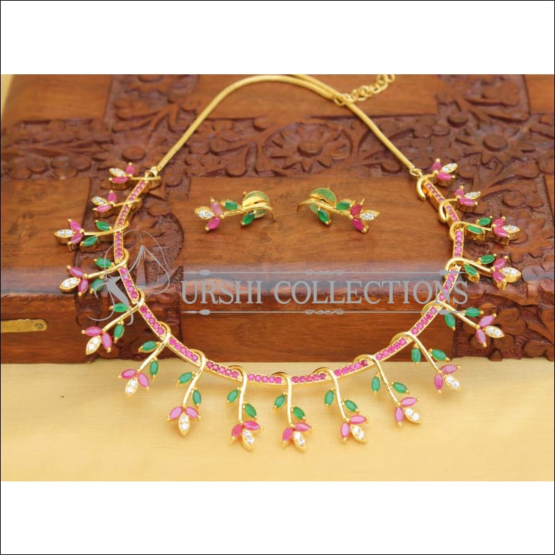 DESIGNER MULTI COLOUR NECKLACE SET UC-NEW3175 - Necklace Set