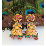 Designer Premium quality Peacock gold plated earrings M459 - EARRINGS