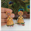 Designer Premium quality Peacock gold plated earrings M459
