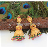 Designer Premium quality Peacock gold plated earrings M468 - MULTY - Earrings