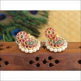 Designer Real kemp jhumkkas M335 - Earrings