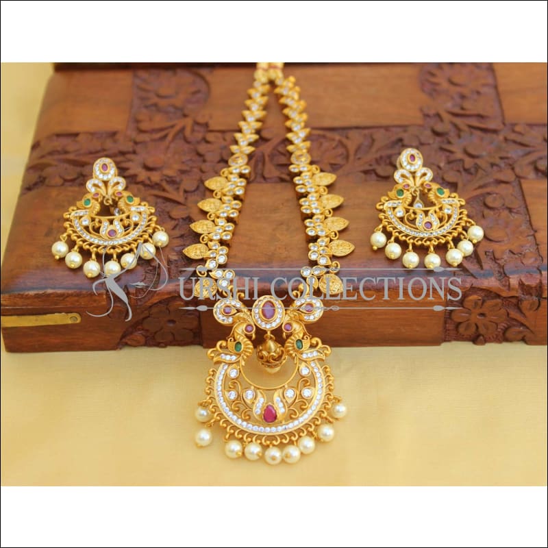 Elegant Antic Polish Chandbali Necklace Set UC-NEW194 - Necklace Set