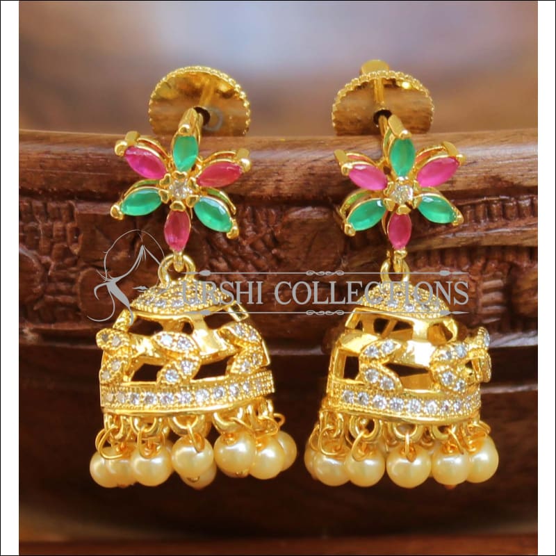 Elegant CZ Earrings Set UC-NEW1426 - Multi - Earrings